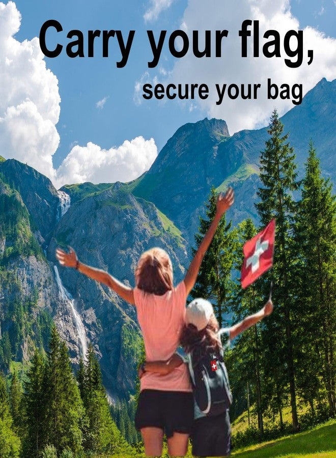 tag8 [Pack 2] tag8 Swiss Flag Tag Smart Bag tag |Trendy Luggage tag ID Identification | Suitcase Tag | Fashionable Digital Name tag | Airline Compliant, SITA World Tracer Code Enabled | Gift idea - Image 3
